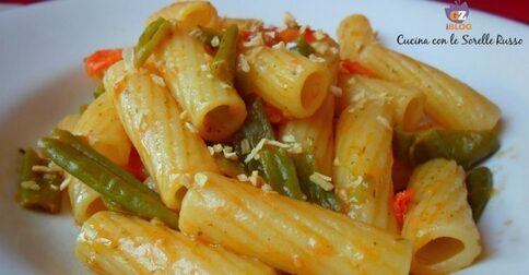Rigatoni ai peperoncini verdi