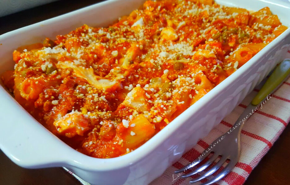 Rigatoni al forno con uova sode