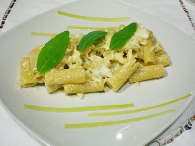 Rigatoni al gorgonzola