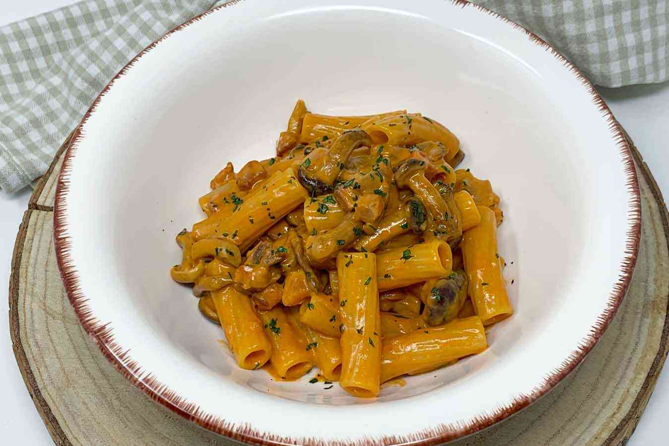 Rigatoni alla boscaiola