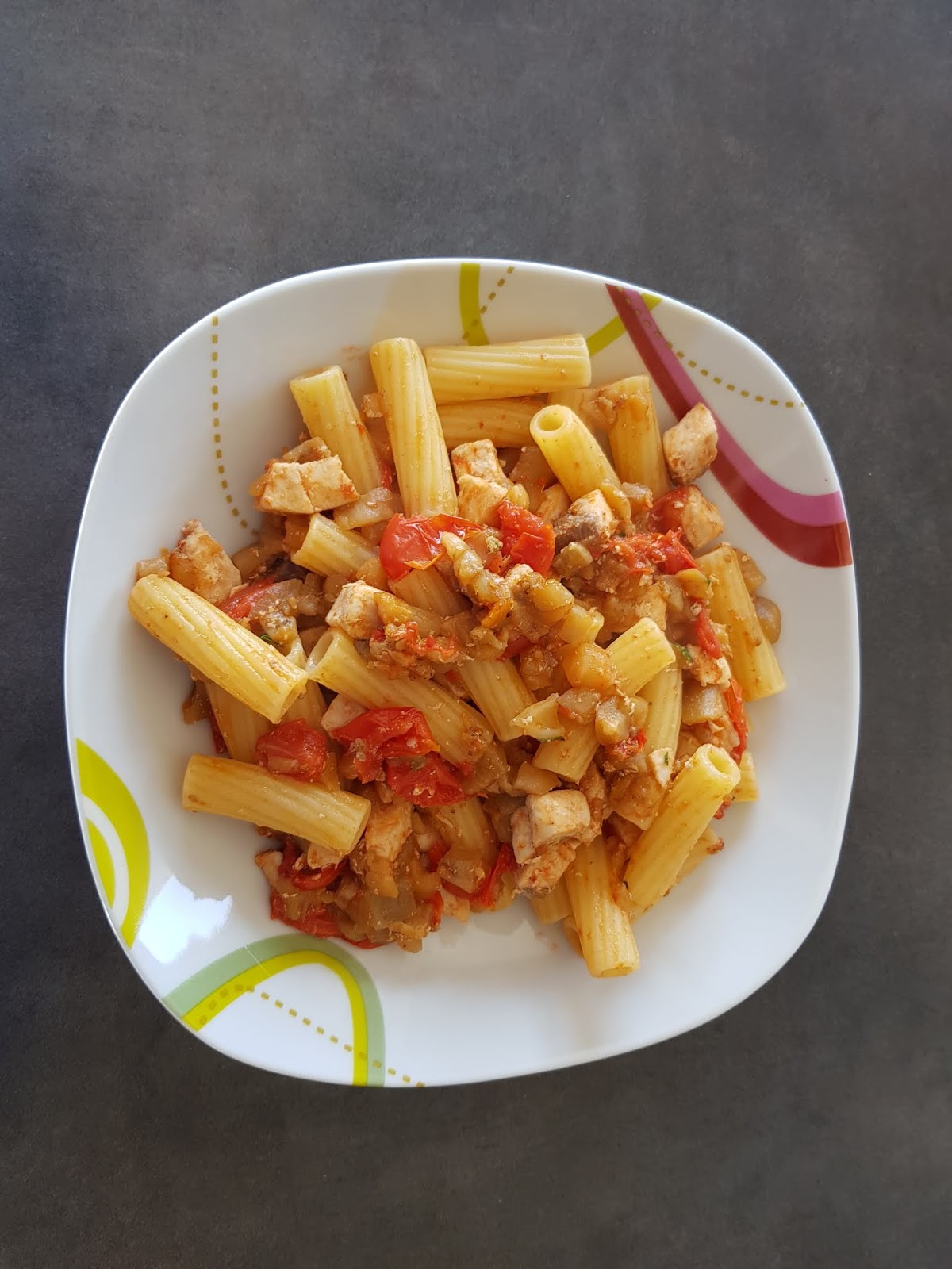 Rigatoni pesce spada e melanzane