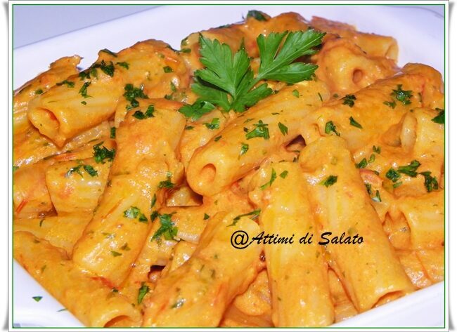 Rigatoni pomodoro e mascarpone