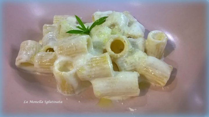 Rigatoni senza glutine alla crema di ricotta