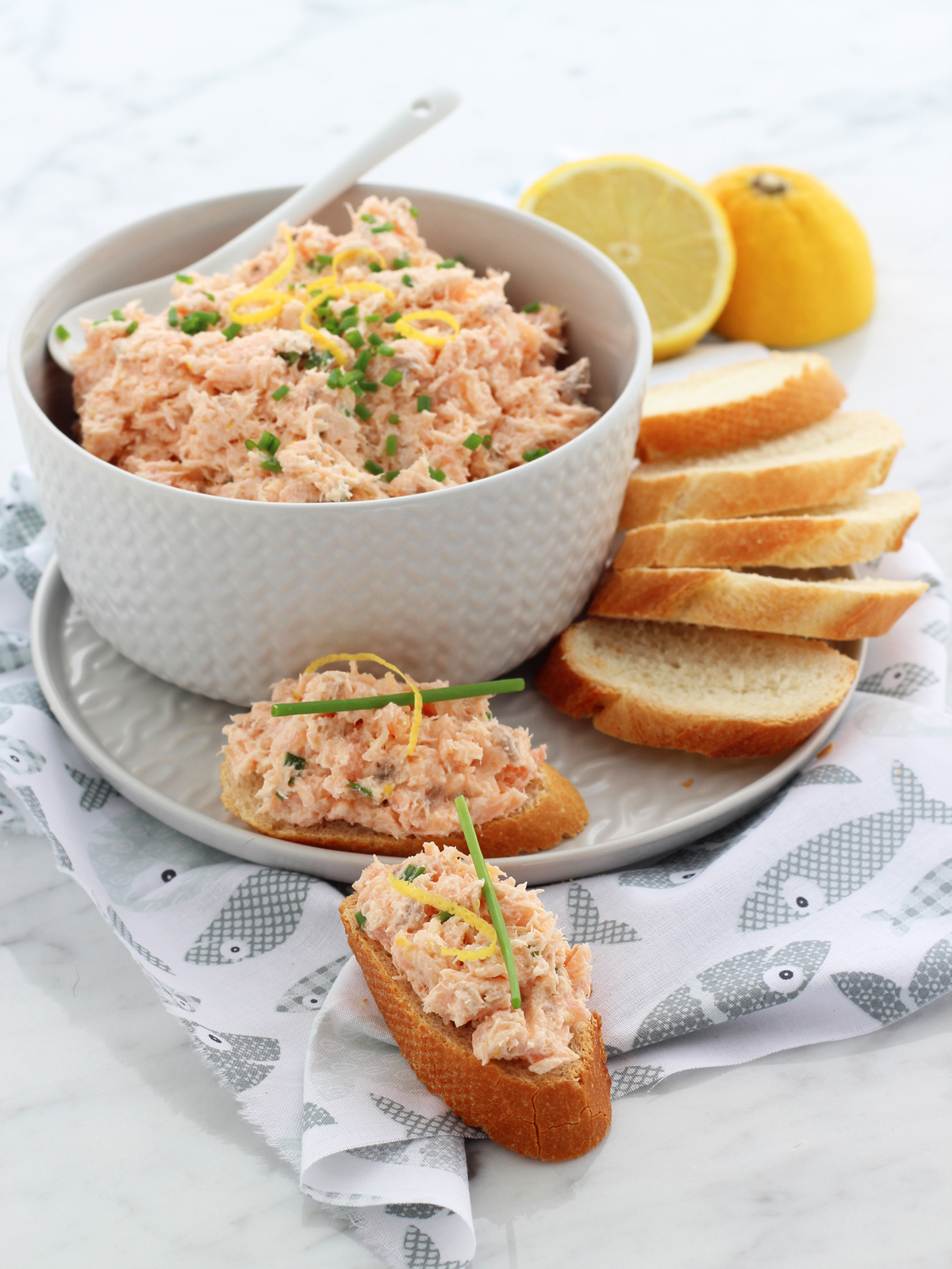 Rillettes di salmone