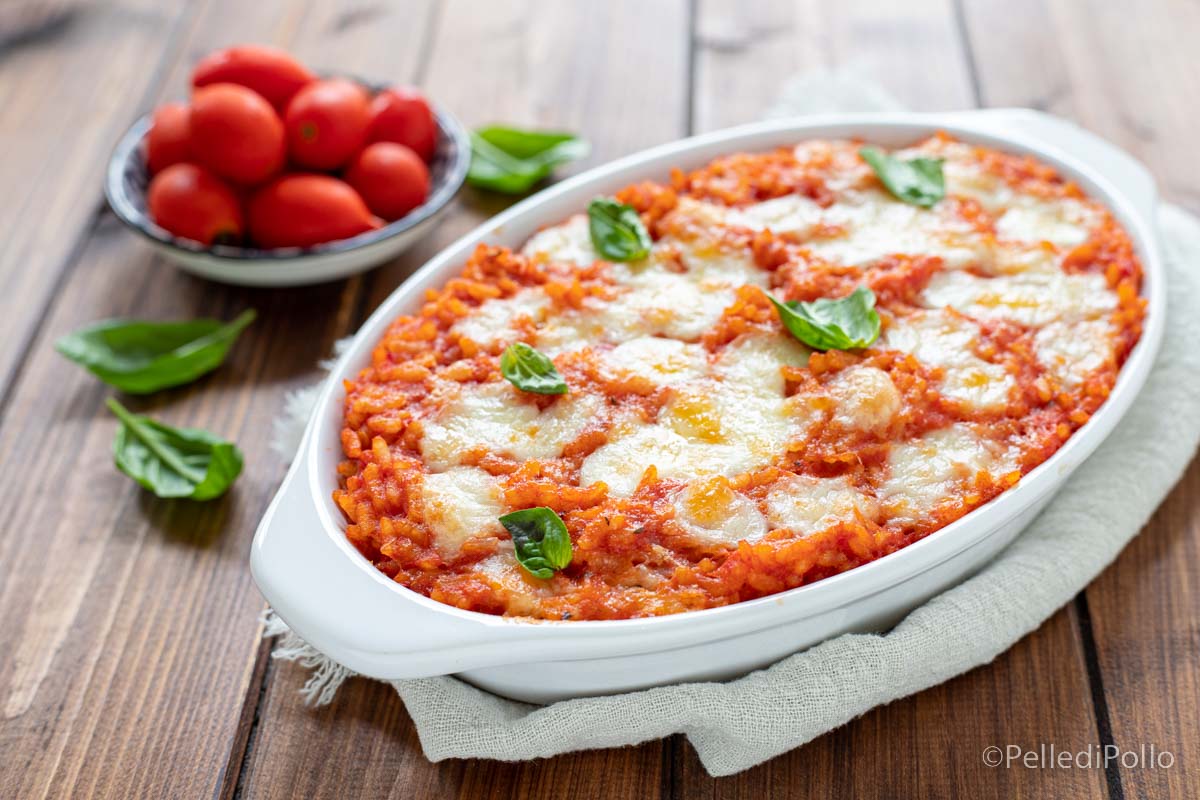 Riso al forno alla pizzaiola