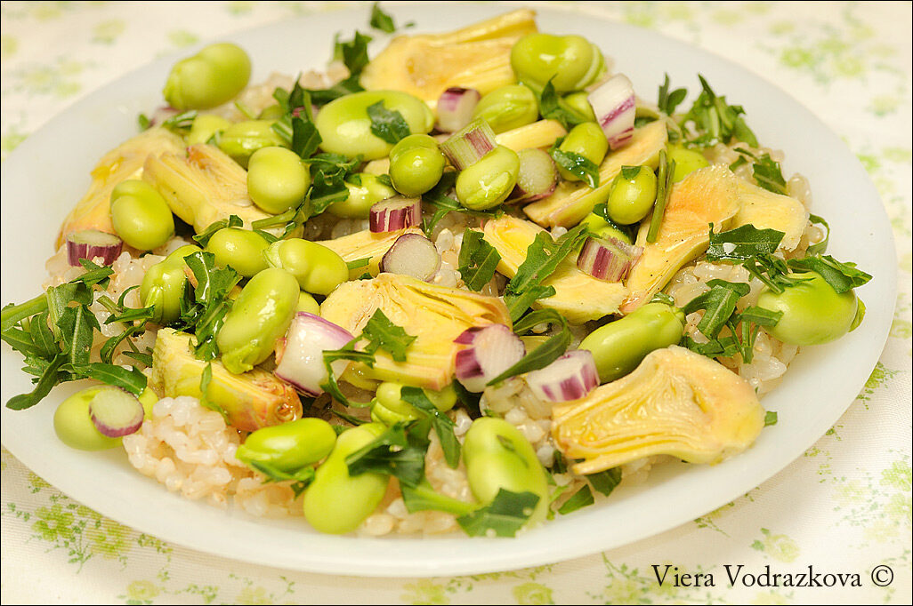 Riso alla crudaiola con verdure dell’orto