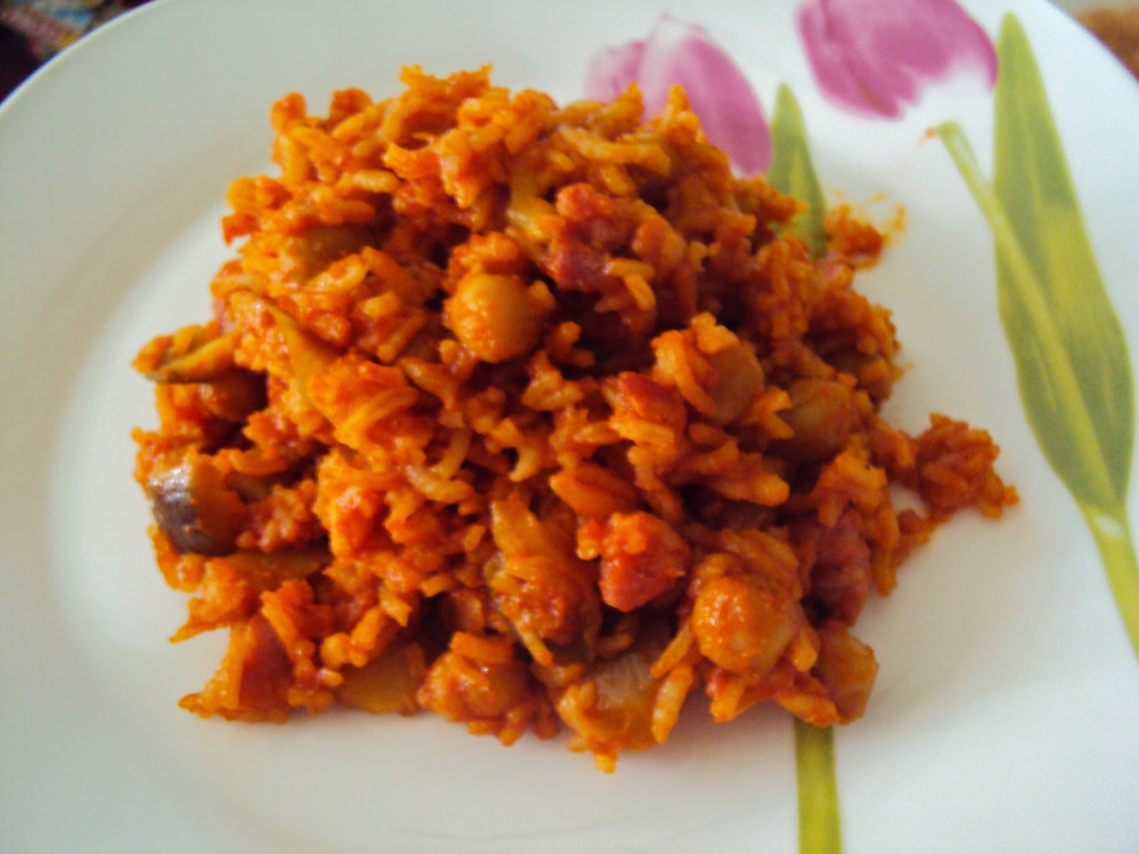 Riso basmati ai ceci e pancetta
