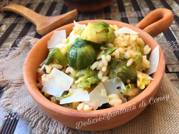 Riso basmati con cavolini bruxselles!