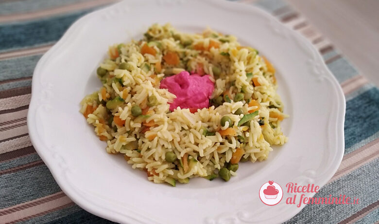 Riso basmati con verdure vegan