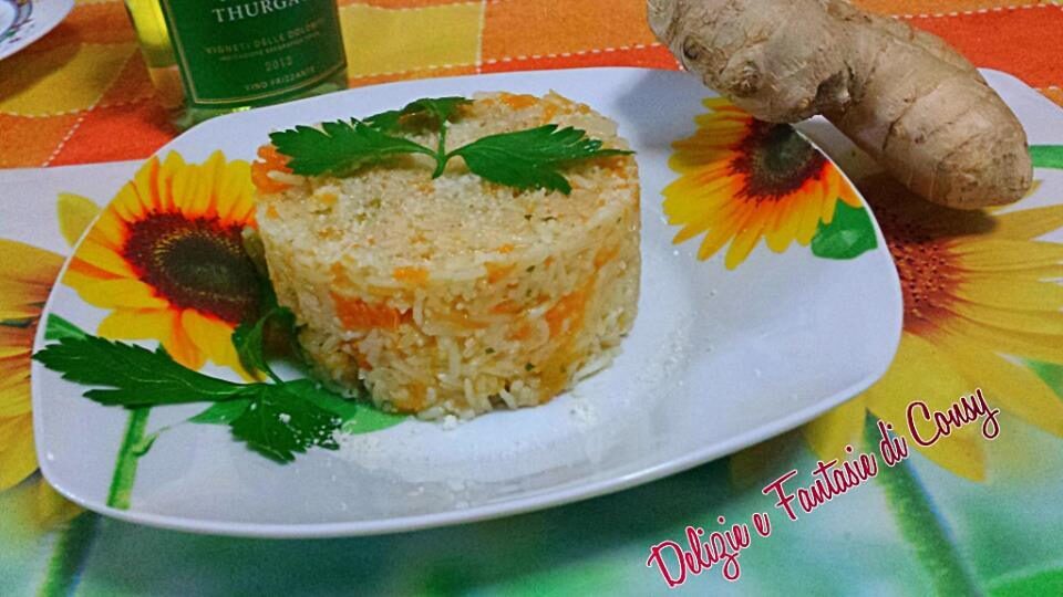 Riso basmati con zucca e zenzero