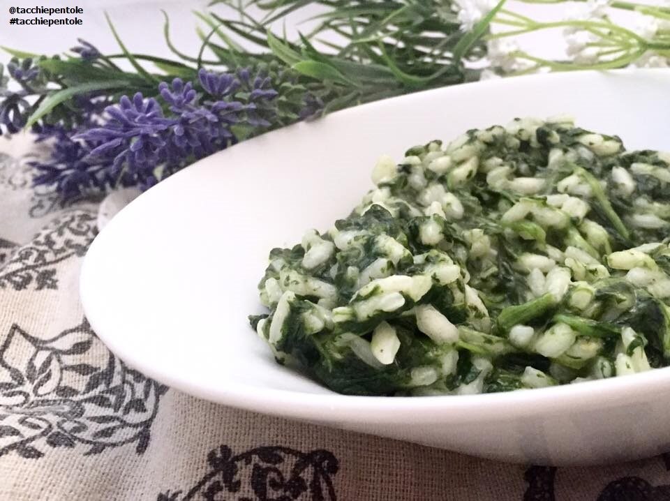 Riso con gli spinaci #ricettadellamiamamma