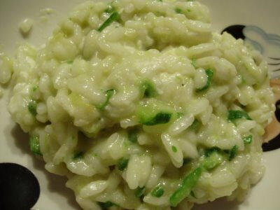 Riso con zucchine