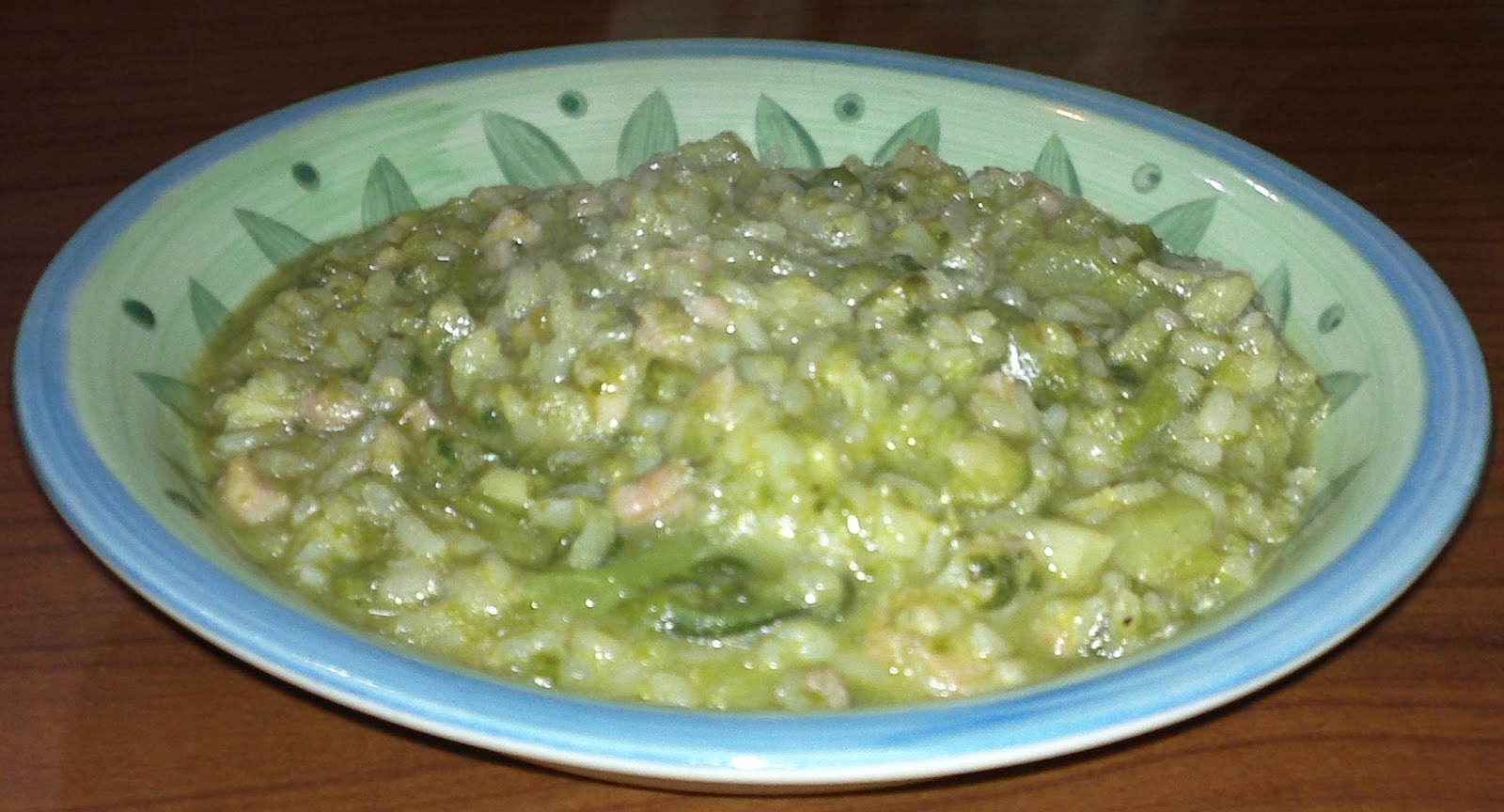 Riso e verza al gambetto di prosciutto crudo