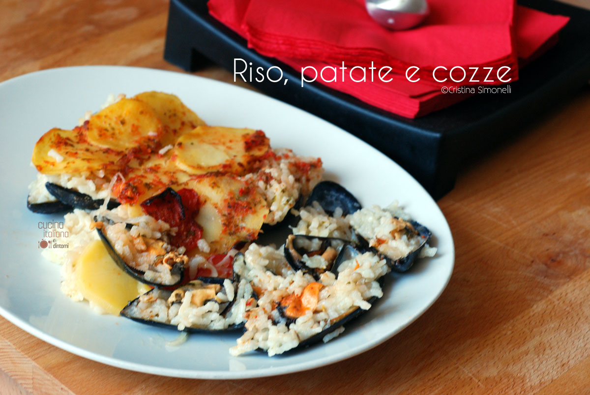 Riso patate e cozze, ovvero la Tiella pugliese