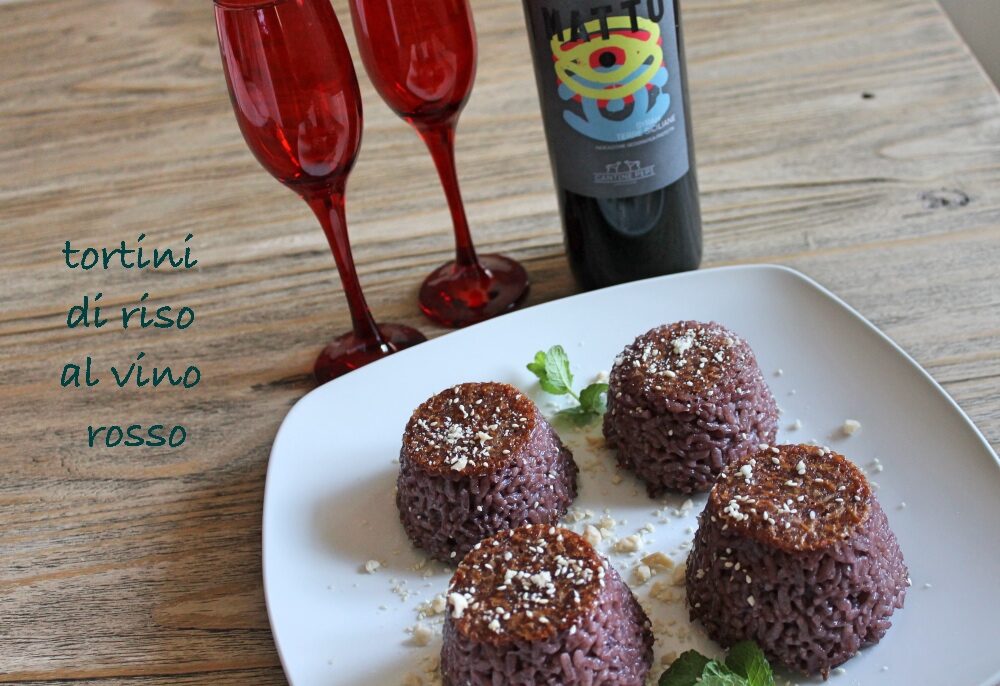 Riso? Red wine rice: tortini di riso al Matto!