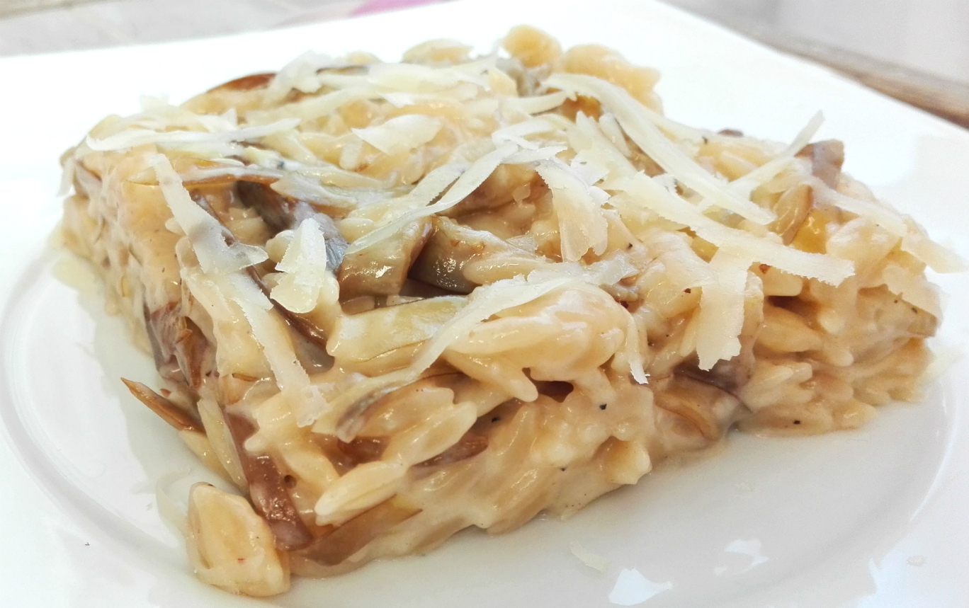 Risoni “risottati” ai carciofi e crema di pecorino
