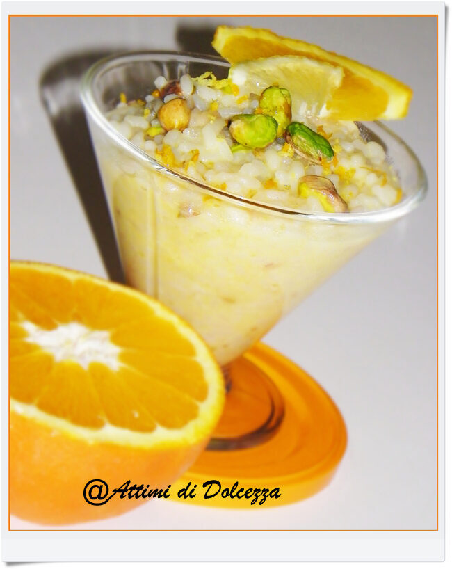 Risotto agli agrumi e pistacchi