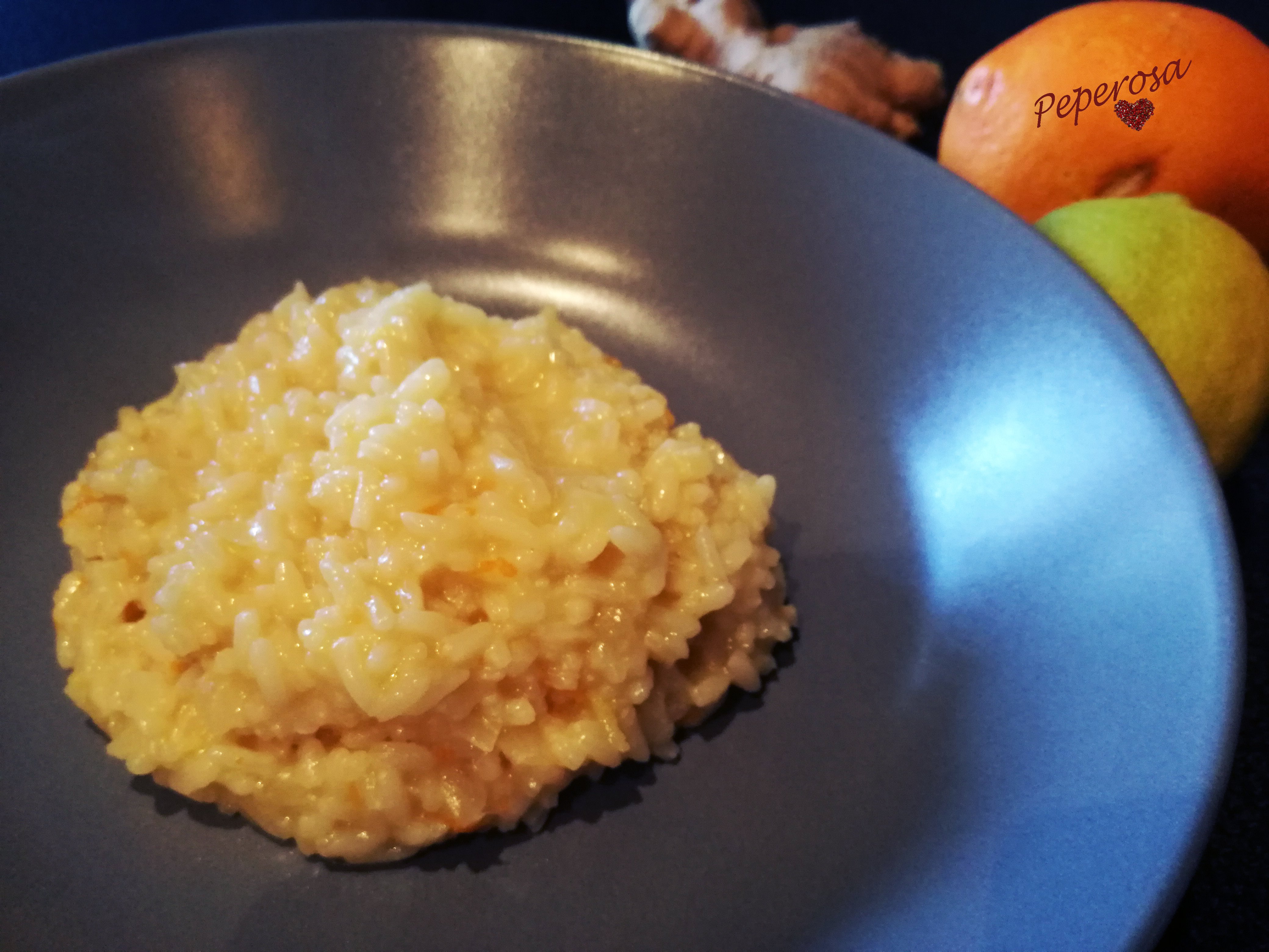 Risotto agli agrumi e zenzero
