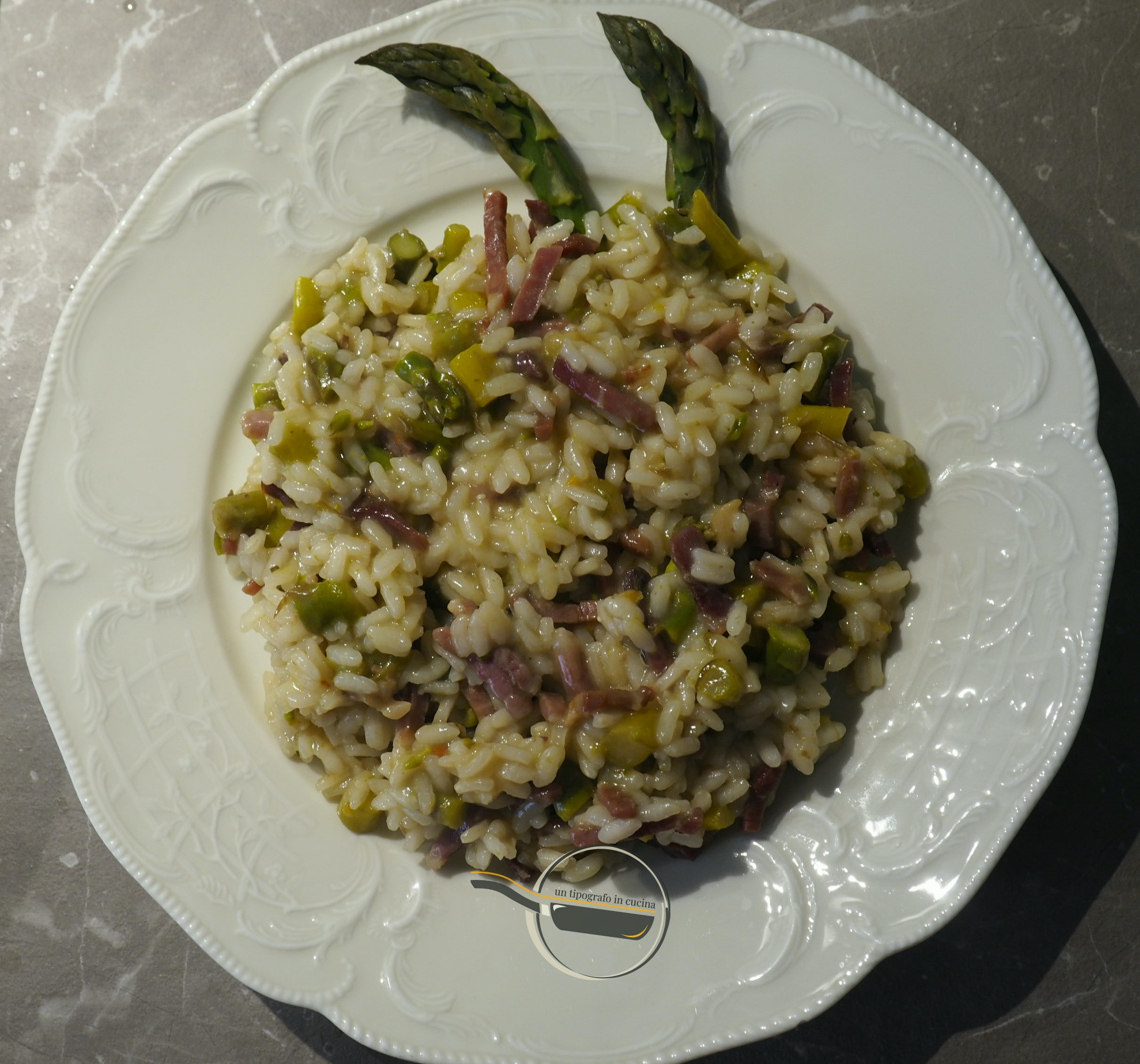 Risotto agli asparagi e speck…