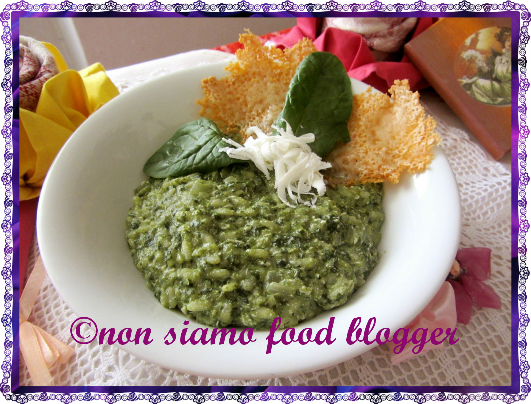 Risotto agli spinaci e ricotta salata