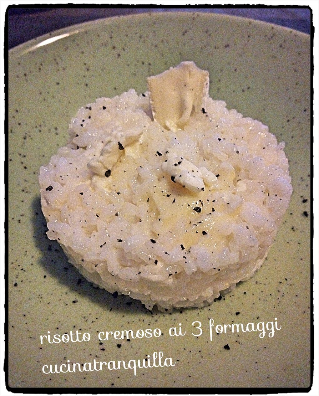 Risotto ai 3 formaggi
