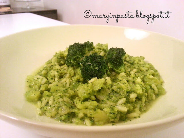 Risotto ai broccoli, zafferano e zenzero