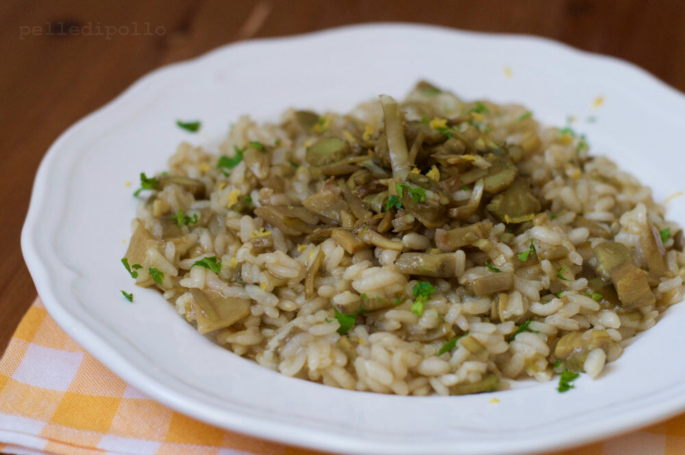 Risotto ai carciofi e limone