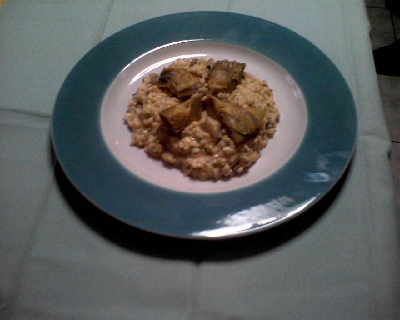 Risotto ai carciofi e philadelphia