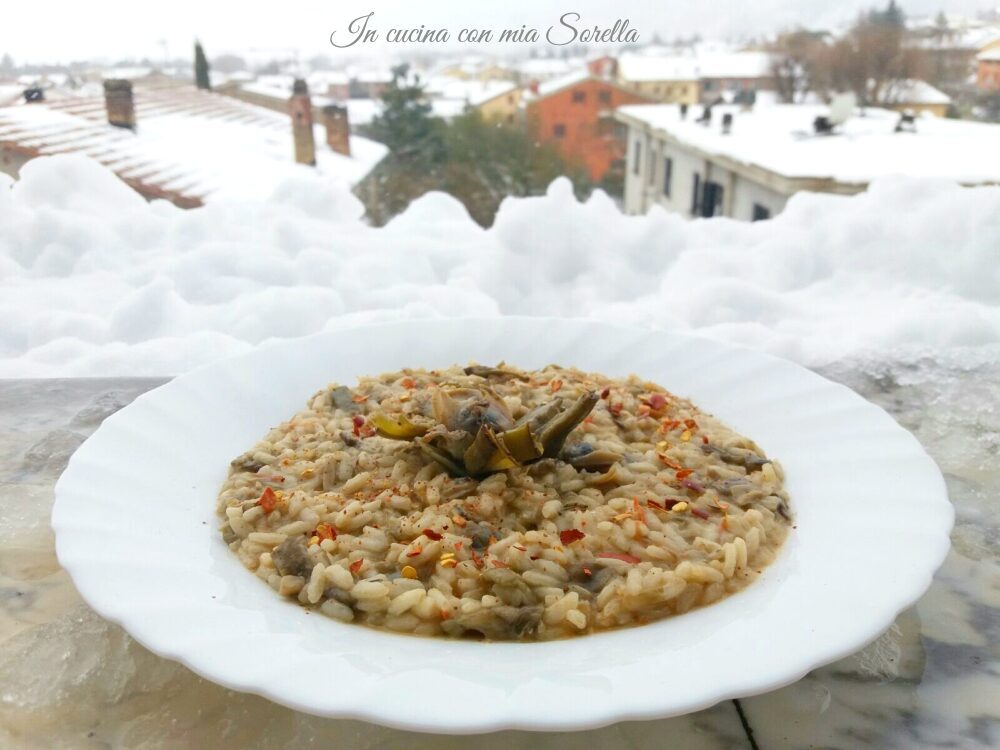 Risotto ai carciofi e vongole