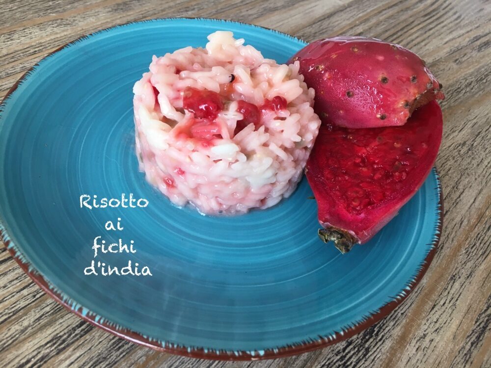 Risotto ai fichi d’india