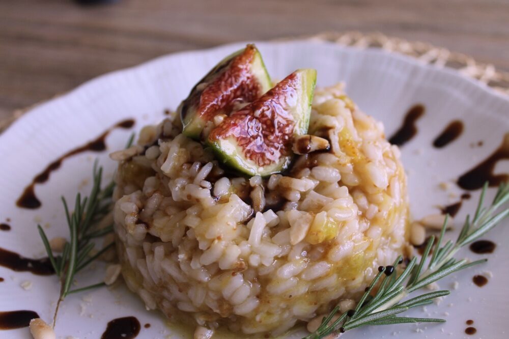 Risotto ai fichi: una proposta di stagione facile facile