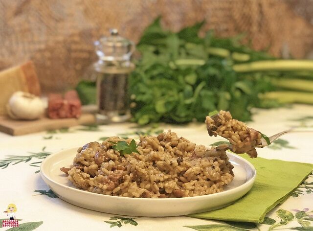 Risotto ai funghi instant pot