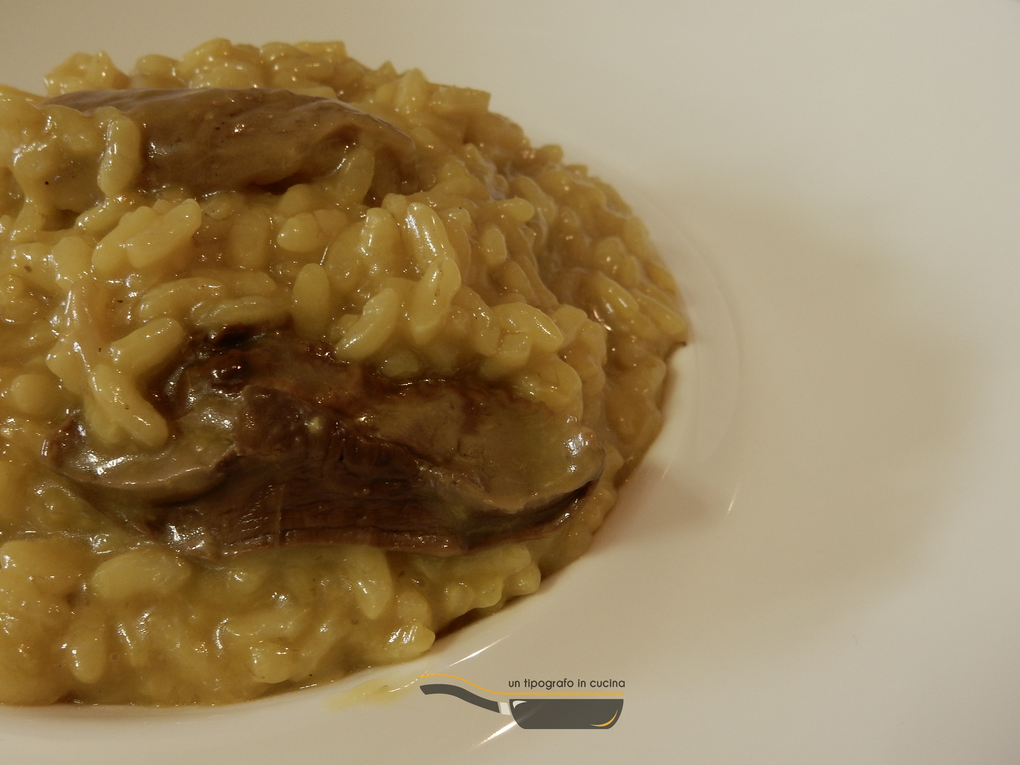 Risotto ai funghi porcini e zafferano…