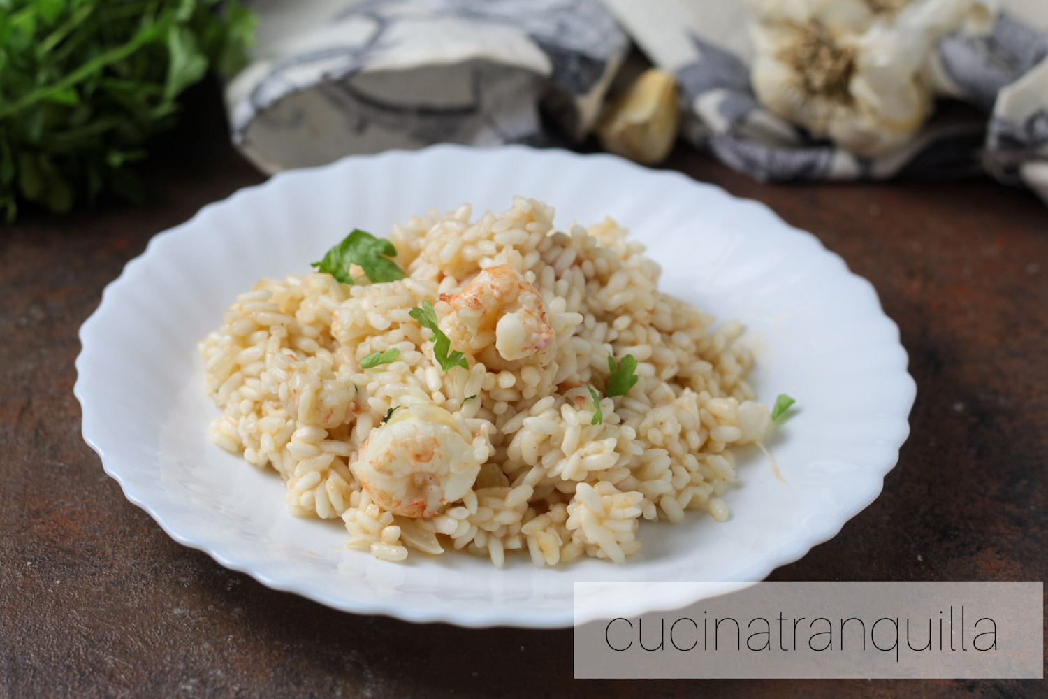 Risotto ai gamberi ricetta per san valentino