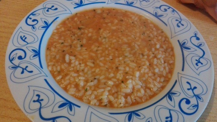 Risotto ai paganelli o ghiozzi