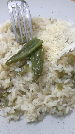 Risotto ai peperoncini verdi