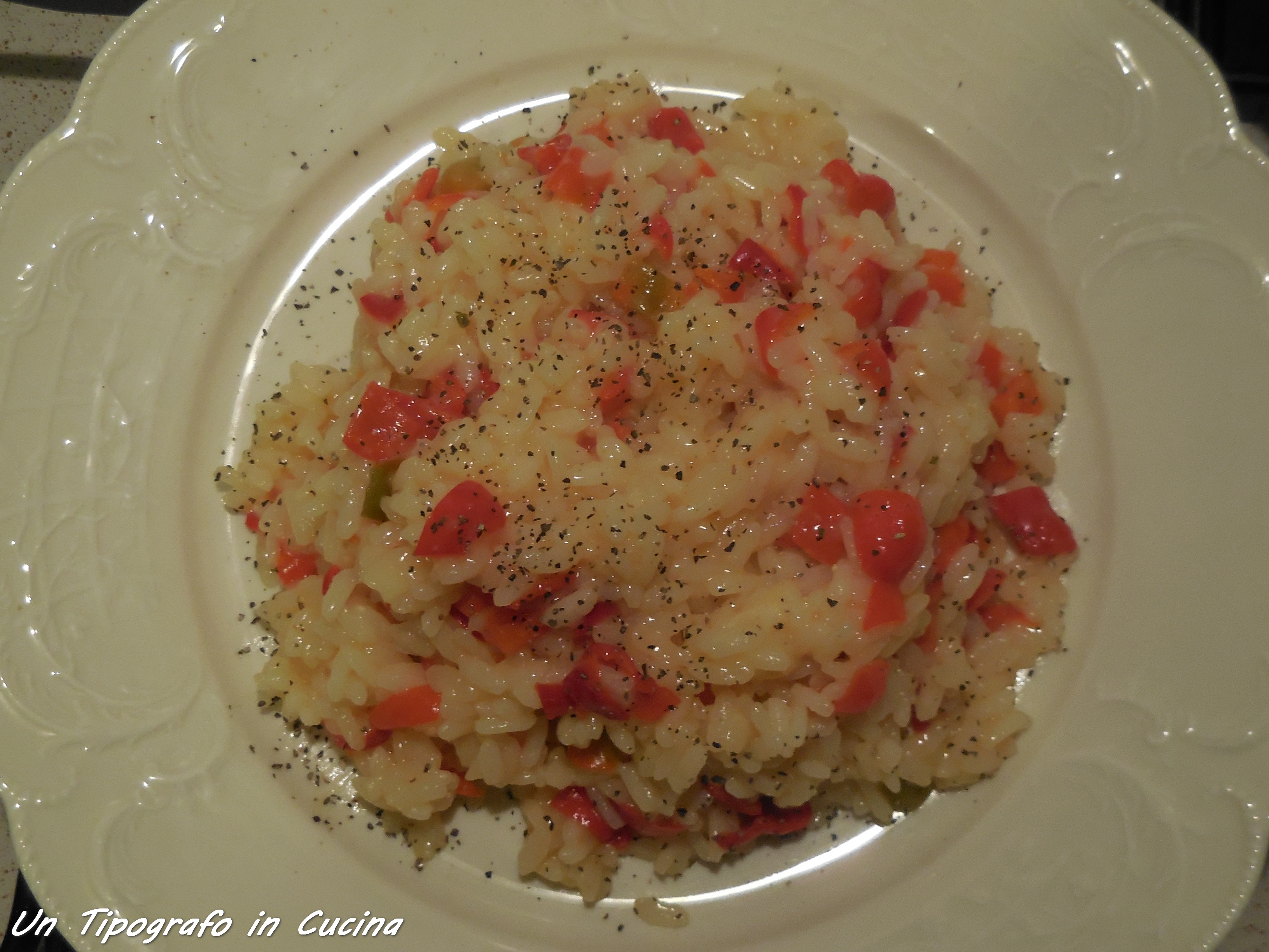 Risotto ai peperoni…