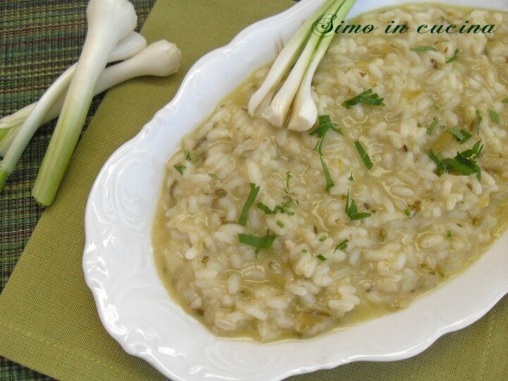 Risotto ai porri selvatici