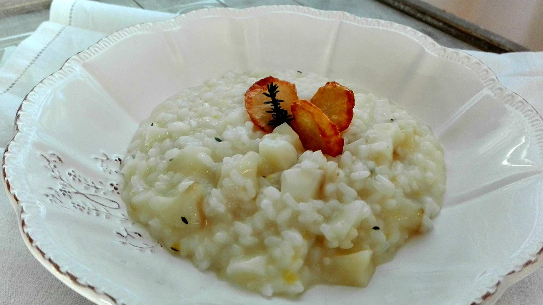 Risotto ai topinambur