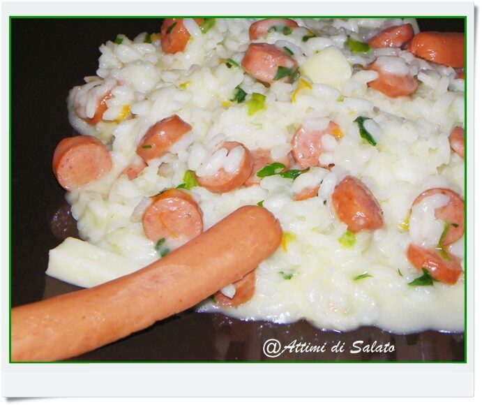 Risotto ai wurstel