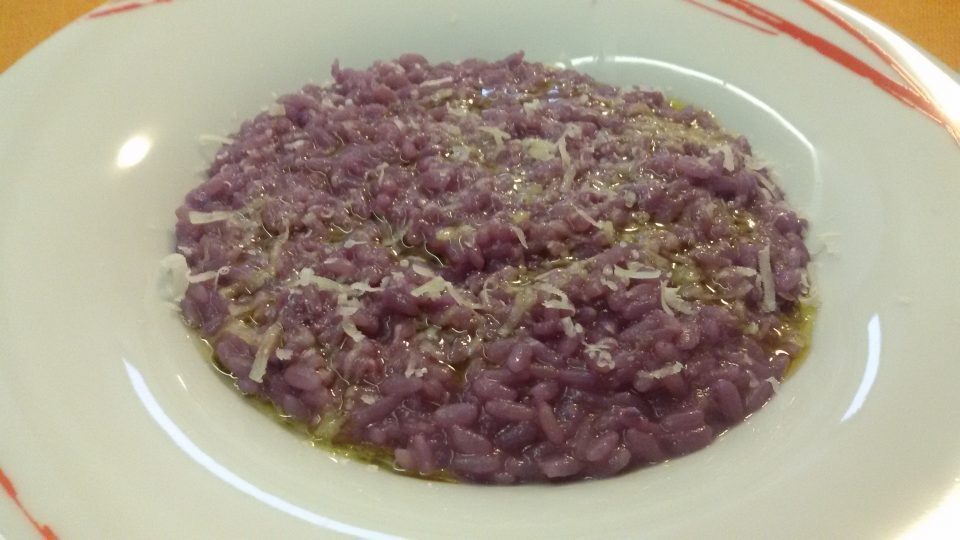 Risotto al cavolo rosso cremoso