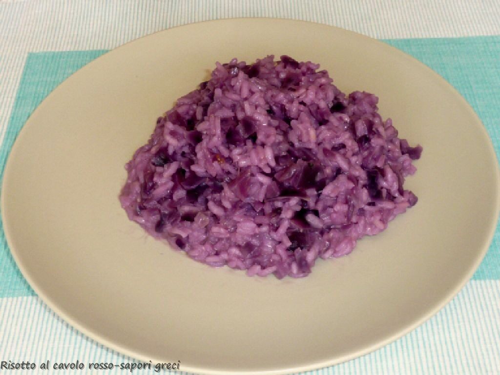 Risotto al cavolo rosso