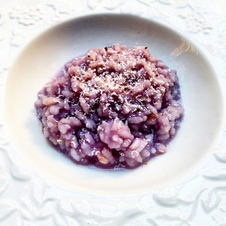 Risotto al cavolo viola