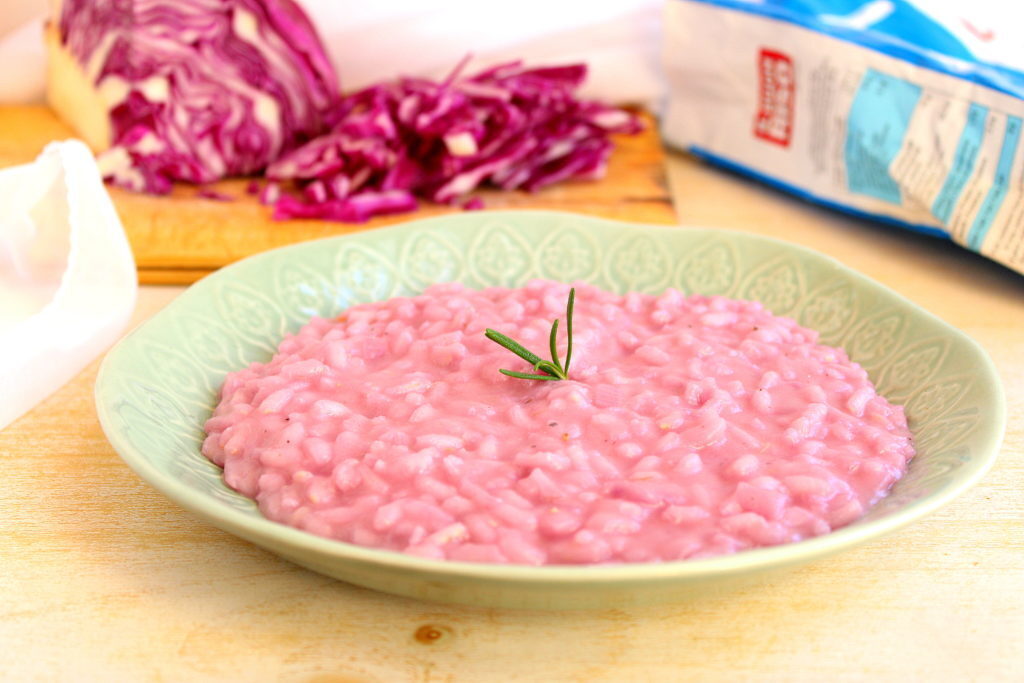 Risotto al cavolo viola