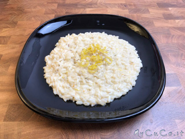 Risotto al limone con il companion moulinex