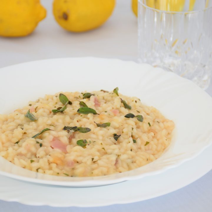 Risotto al limone e maggiorana