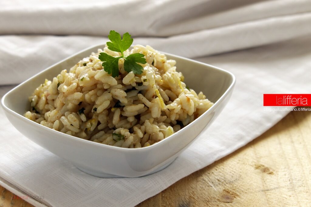 Risotto al limone, ricetta semplice e veloce