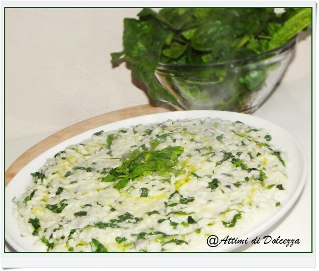 Risotto al mascarpone gorgonzola e spinaci