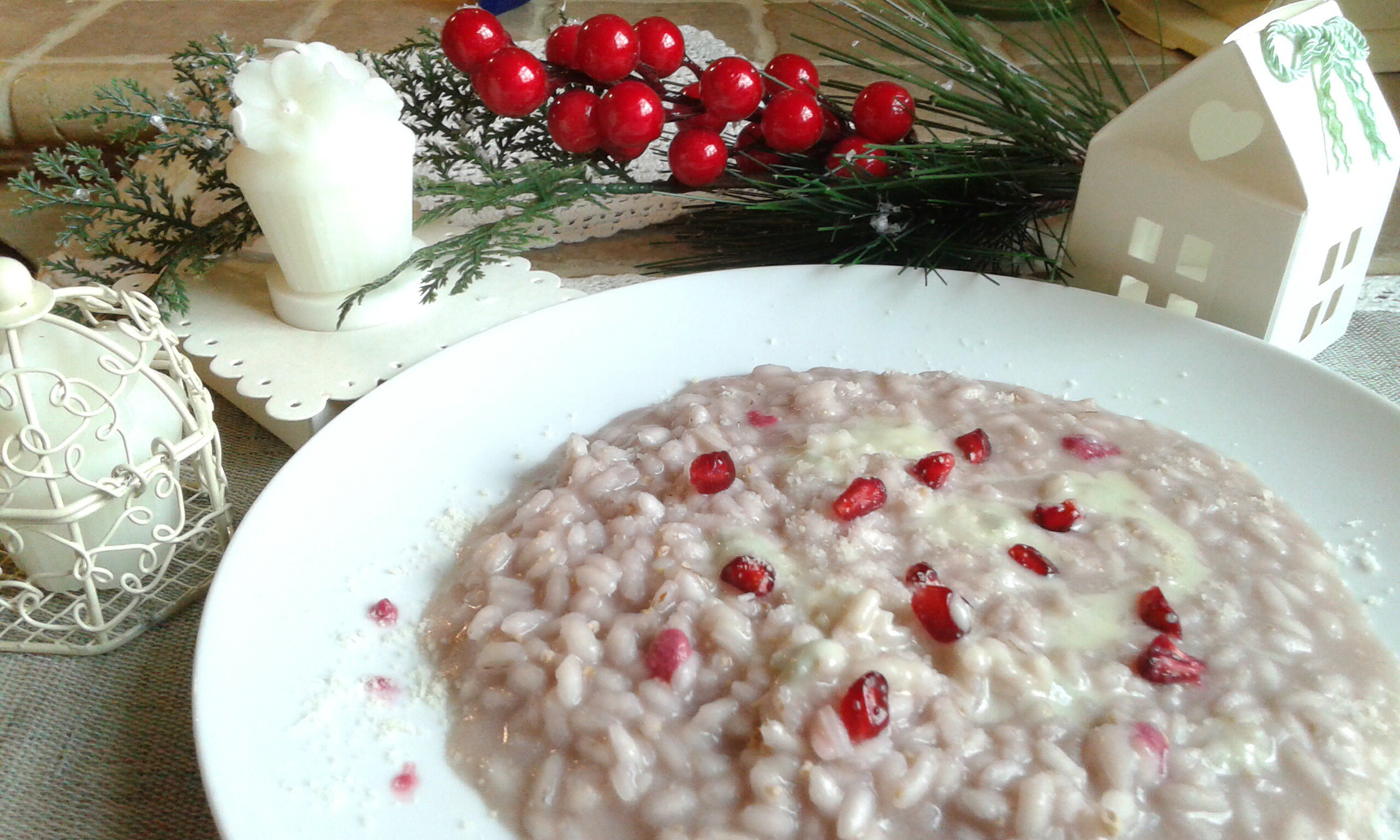 Risotto al melograno