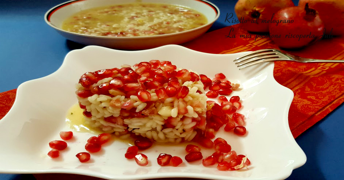 Risotto al melograno
